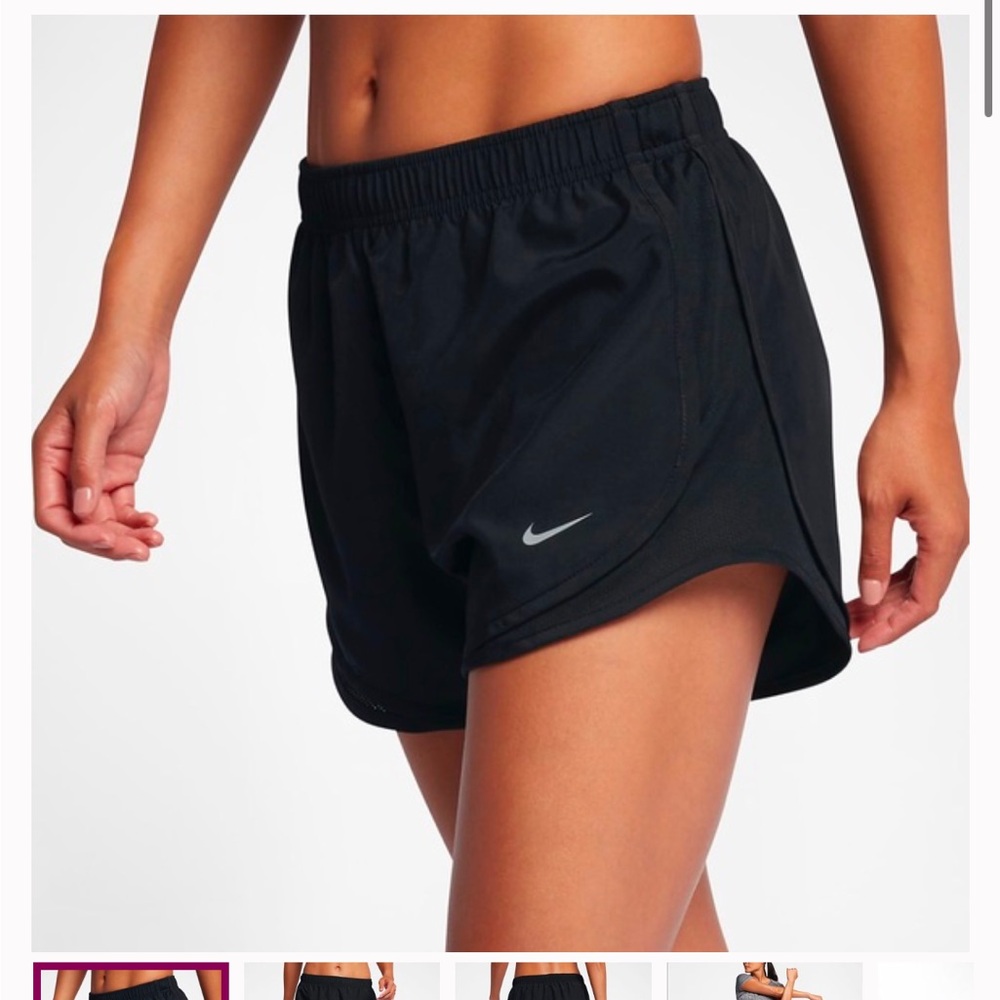 Nike Women's tempo Black Running Shorts NWT
